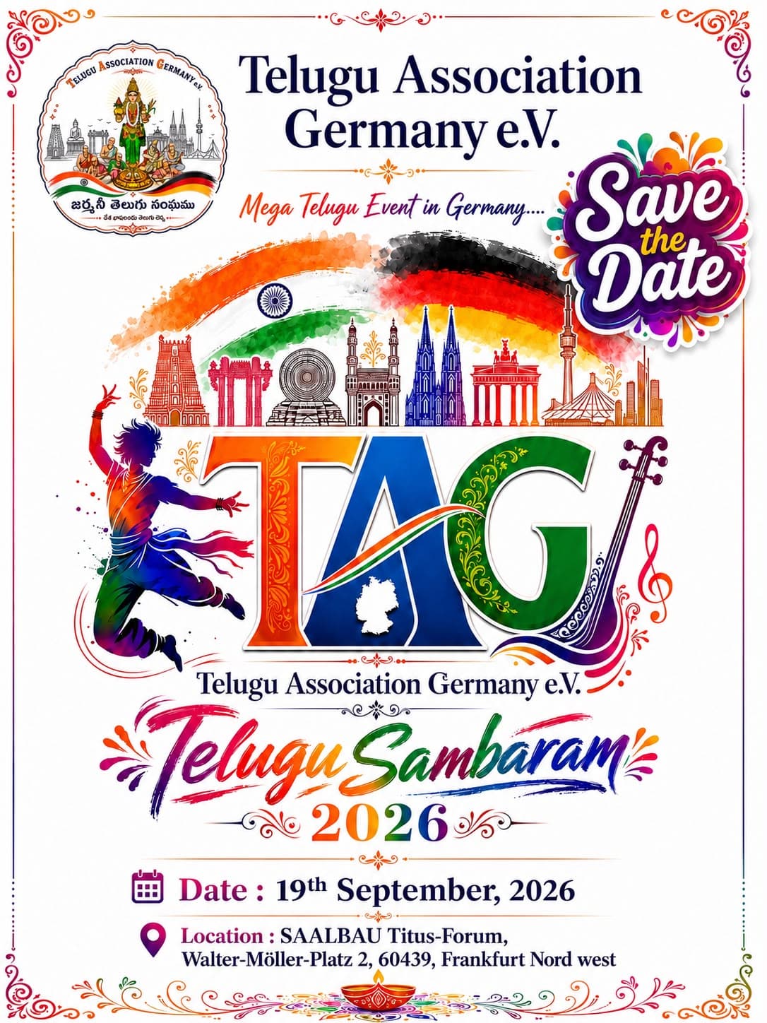 Telugu Sambaram 2026 event poster